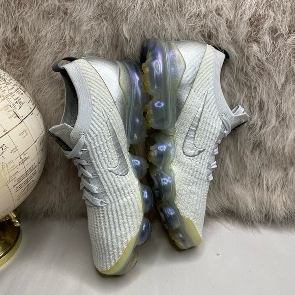 Nike Air VaporMax Flyknit 3 Pure Platinum White - Picture 7 of 11